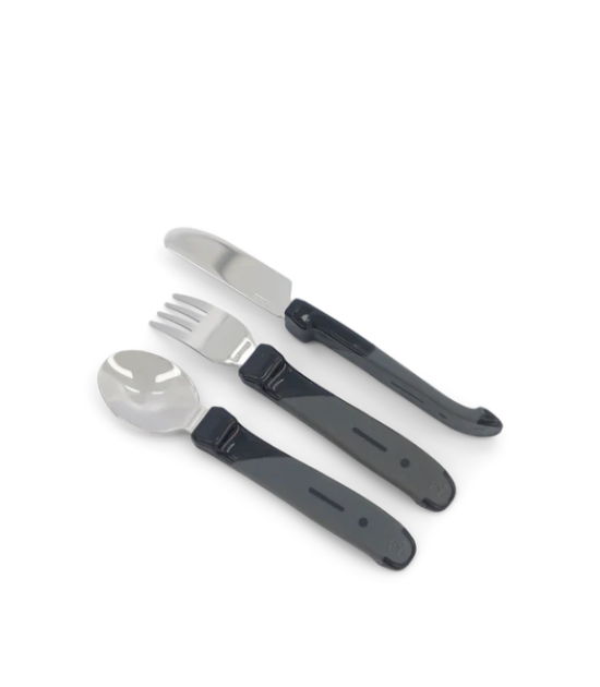 Couverts en acier - Noir