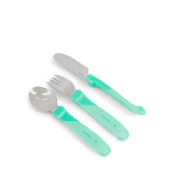 Couverts en acier - Vert