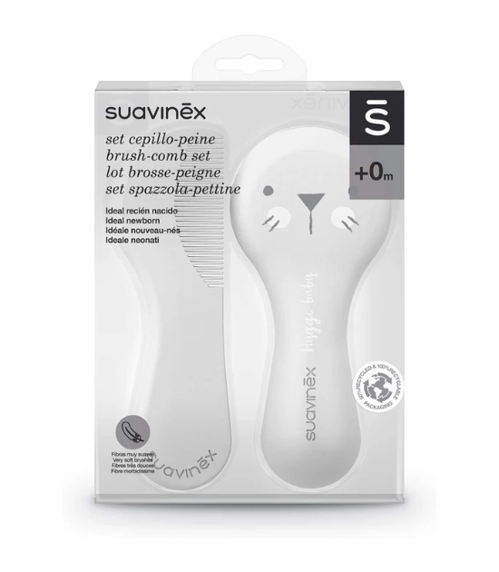 Suavinex Brosse et Peigne - Gris