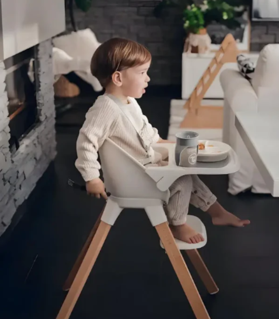 Chaise haute - Blanc