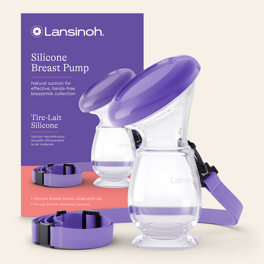Tire-lait silicone / recueil lait – Lansinoh