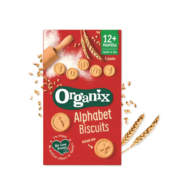 Organix Alphabet Biscuits 12M+