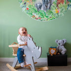Tryco Wooden Rocking Animal - Rhinoceros