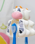 Brosse à dent Flipper avec couvercle - Vache