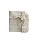 Drap pour Lit de Bébé Mushie - Petit - Brouillard
