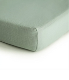Drap de Lit de Bébé Mushie - Moyen - Vert Romain