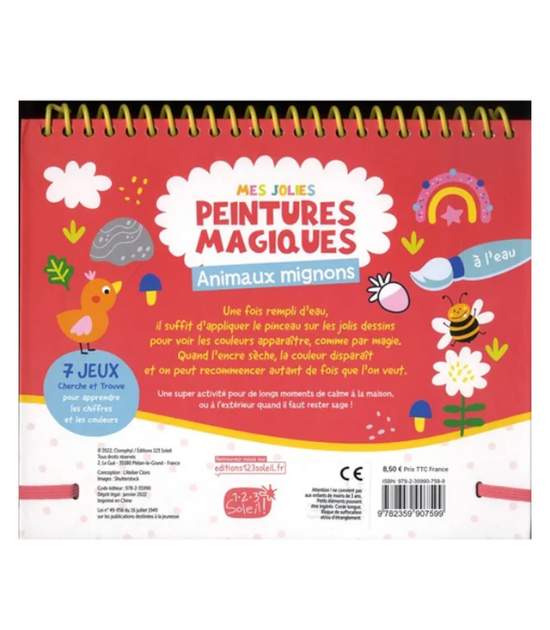 Mes Jolies Peintures Magiques - Les Animaux Mignons
