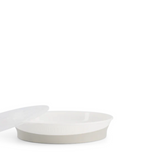 Assiette avec couvercle - Blanc