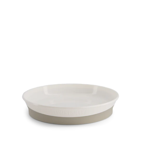Assiette avec couvercle - Blanc