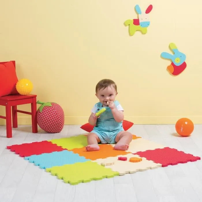 LUDI Dalles En Mousse Unies - 90 X 90 Cm