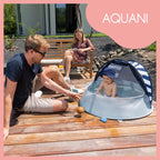 Aquani Aire de Jeux & Piscine Anti-UV FPS 50+ Marinière