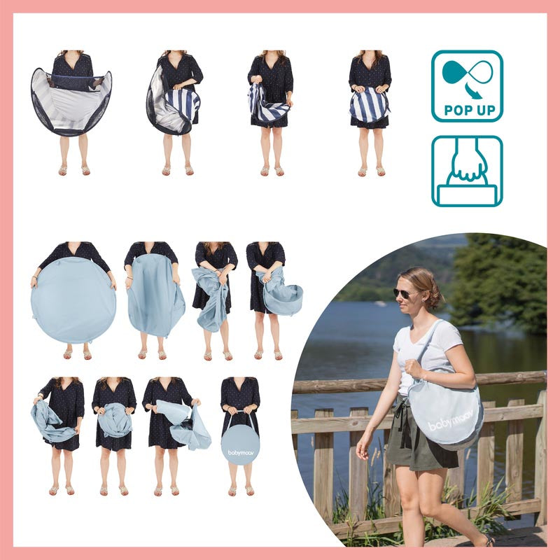 Aquani Aire de Jeux & Piscine Anti-UV FPS 50+ Marinière