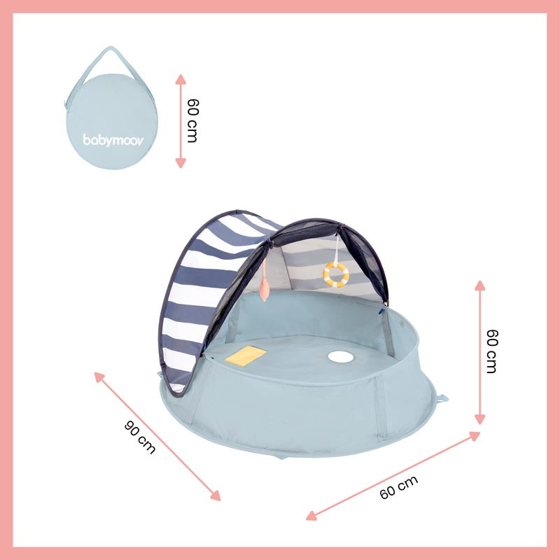 Aquani Aire de Jeux & Piscine Anti-UV FPS 50+ Marinière