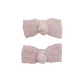 Lot 2 barrettes baby clic clac – gaze pétale