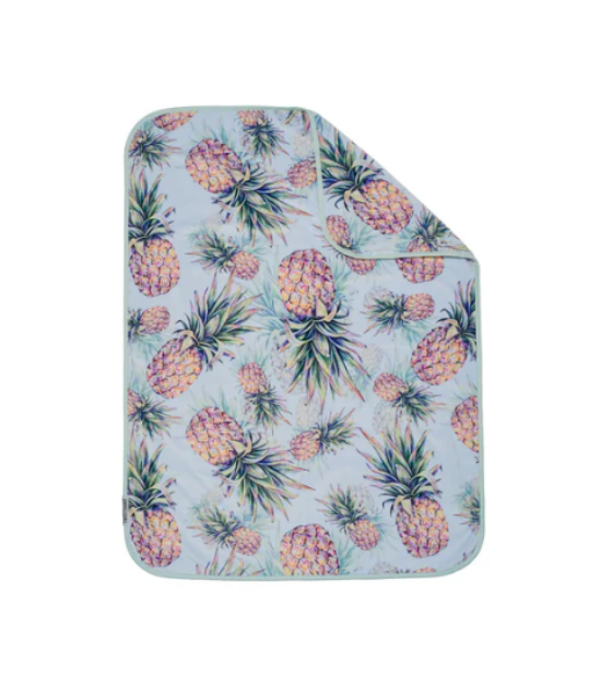 Couverture en velours - Ananas