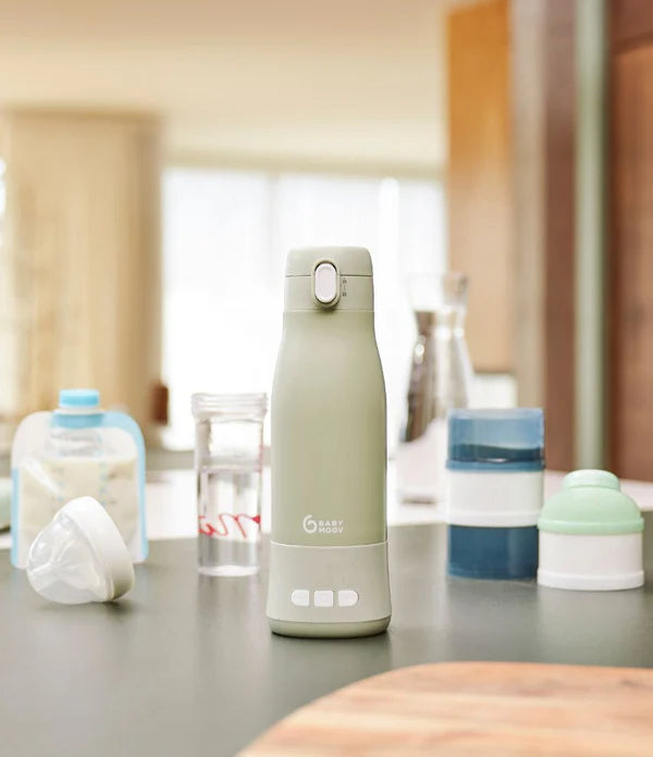 Chauffe-biberon nomade rechargeable Moov & Feed - Babymoov
