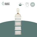Boîtes doseuses de lait en poudre Babydose Beige - Babymoov