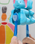Brosse à dent Flipper avec couvercle - Éléphant