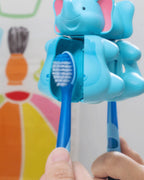 Brosse à dent Flipper avec couvercle - Éléphant