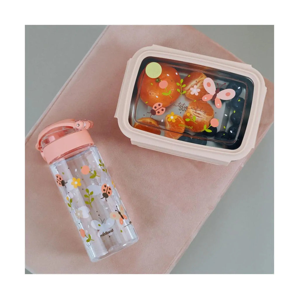 Miniland Bouteille Résistante avec Bouchon 4M+ - Rose
