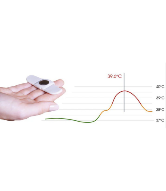 Thermomètre axillaire connecté