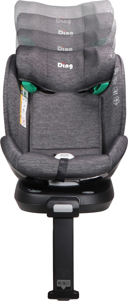Siège auto Ding Fynn Gris 40-150cm 360° i-Size