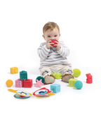 LUDI - COFFRET D'EVEIL Livres Cubes Balles