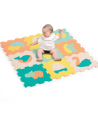 LUDI - Tapis De Jeu Dalles ANIMAUX TOUCH