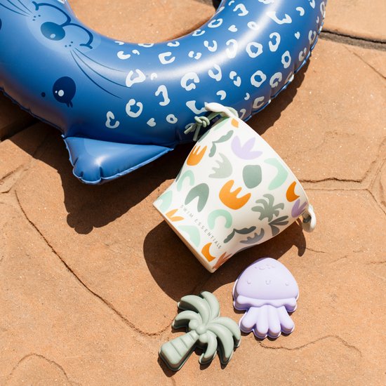 Swim Essentials Jouets de plage - Seau, cuillère et 3 formes