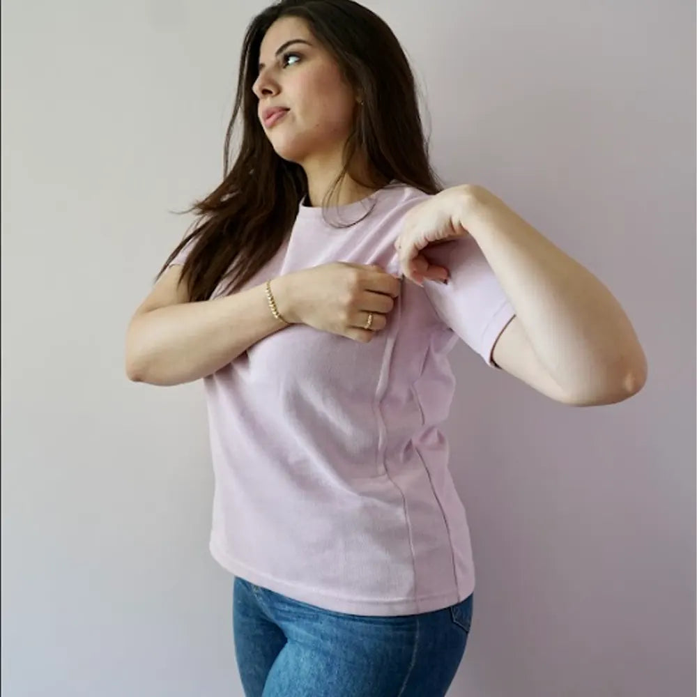 Bambidou T-shirt d'Allaitement - Rose