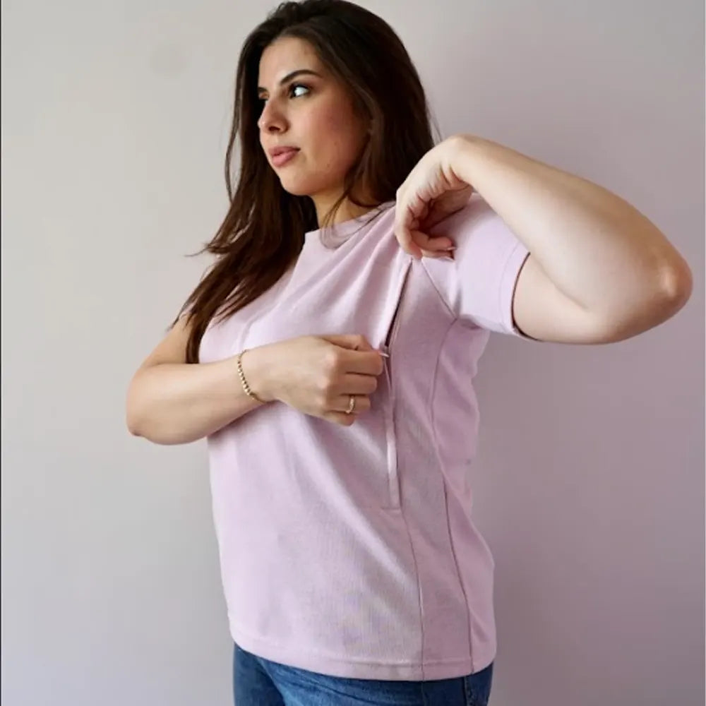 Bambidou T-shirt d'Allaitement - Rose