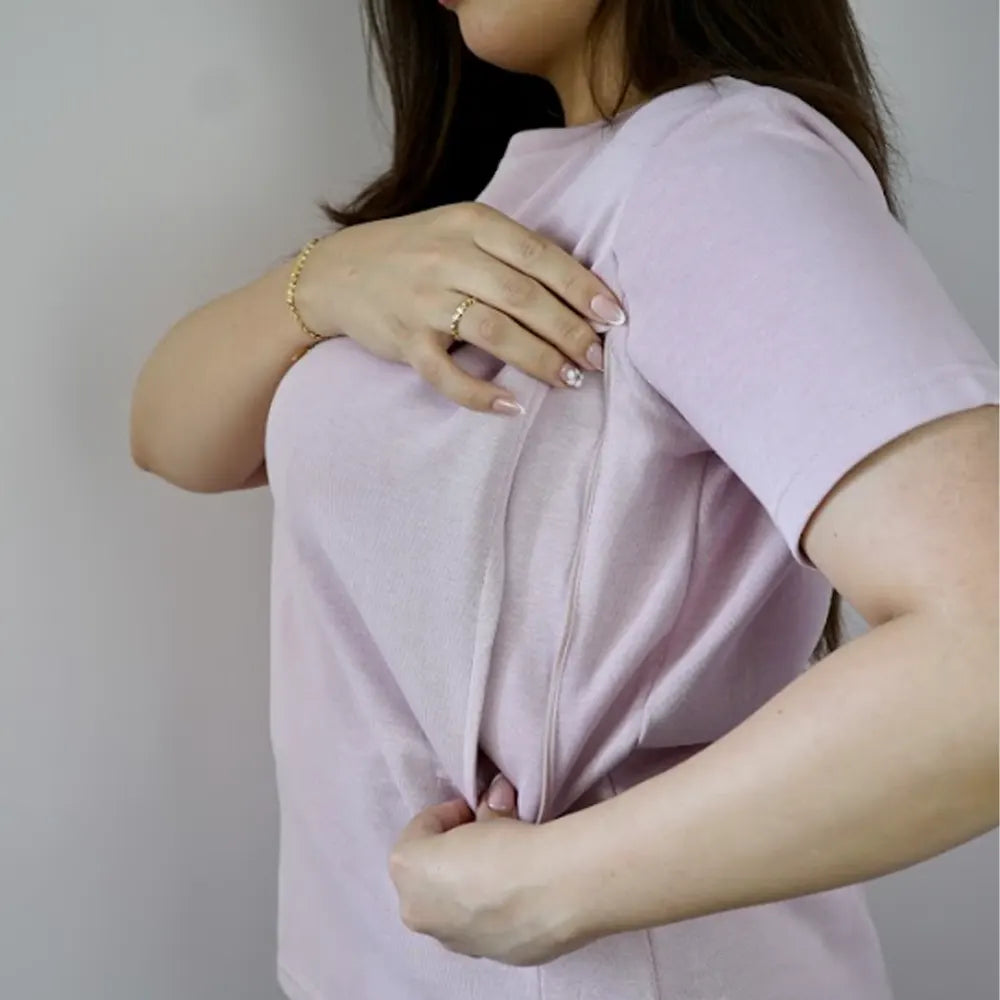 Bambidou T-shirt d'Allaitement - Rose