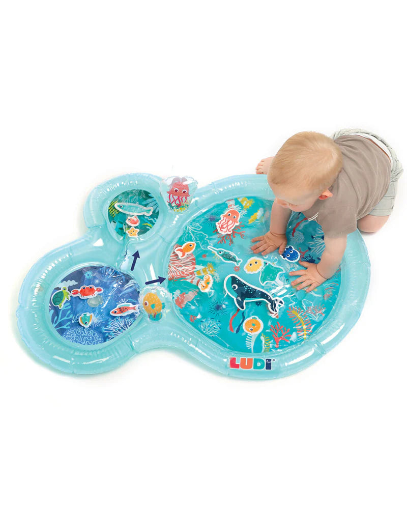 Ludi Tapis D'eau Marin Bleu 10M+