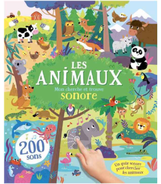 Cherche et trouve sonore les animaux - 200 sons