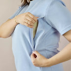 Bambidou T-shirt d'Allaitement - Bleu Ciel