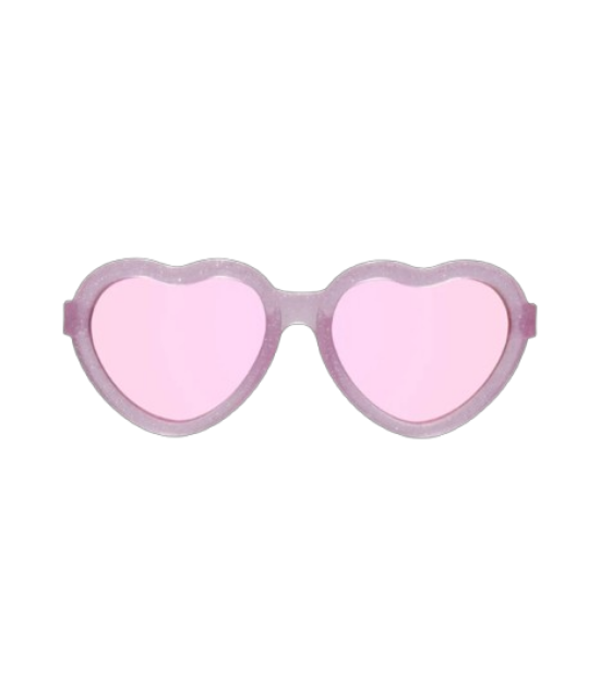 Lunettes de Soleil Babiators - Sparkle Squad Heart | Lavender Mirrored Lenses