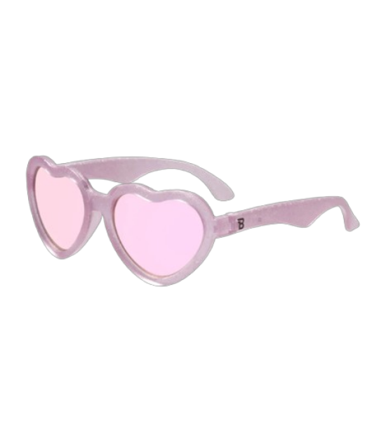 Lunettes de Soleil Babiators - Sparkle Squad Heart | Lavender Mirrored Lenses