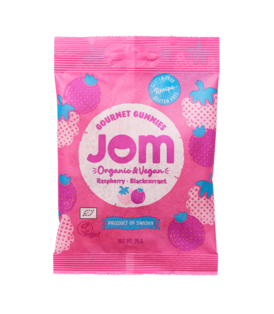 Jom Gummies Framboise Cassis 70G