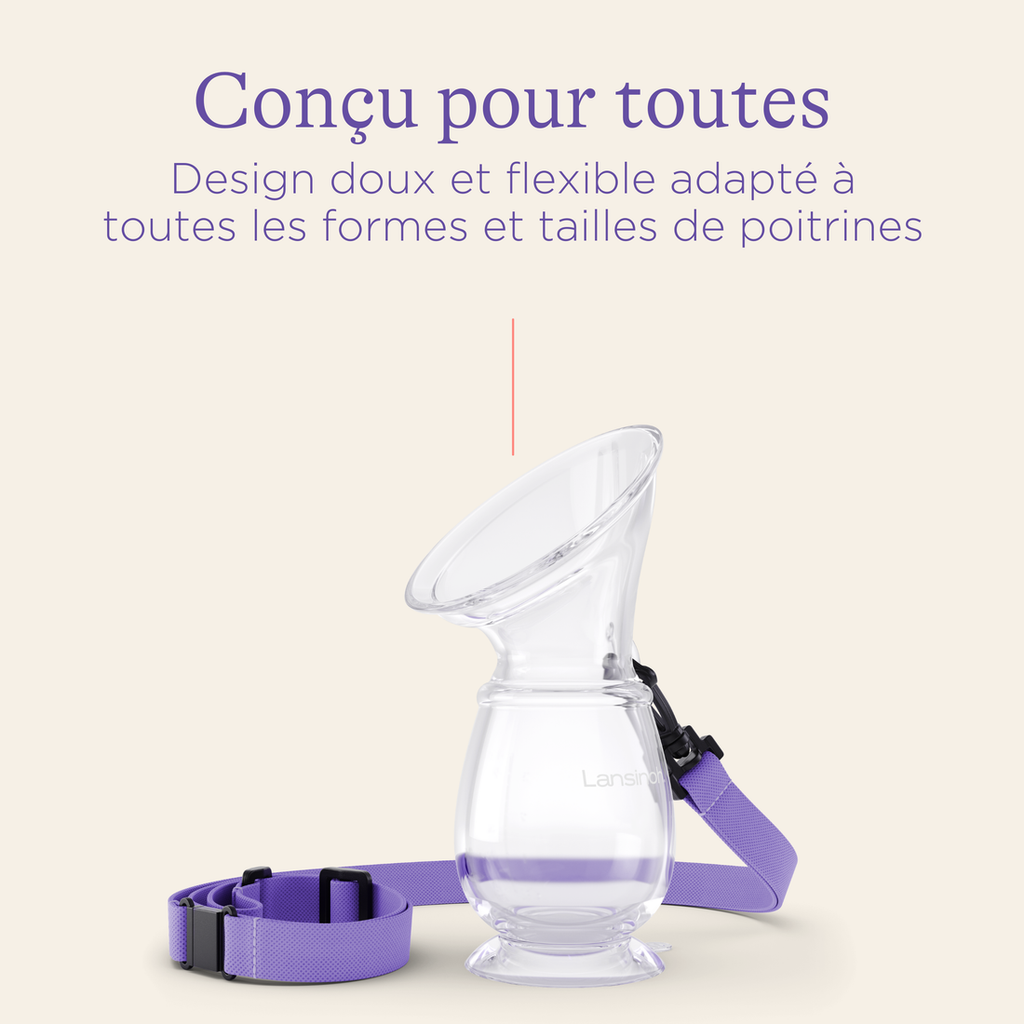 Tire-lait silicone / recueil lait – Lansinoh
