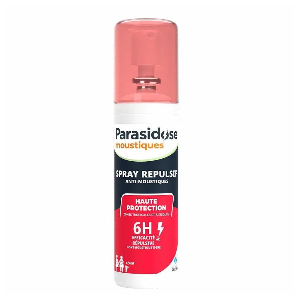 Parasidose Gilbert Spray Répulsif Anti-Moustique 6M+ - 100ml