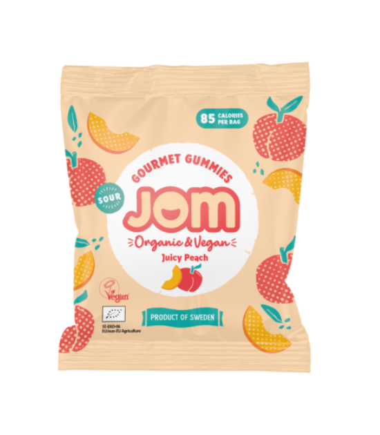 Jom Gummies Sour Pêche 25G