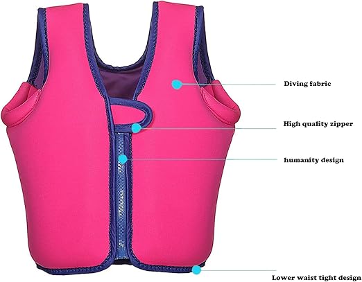 Gilets de Flottaison de Bain pour Enfants - Rose