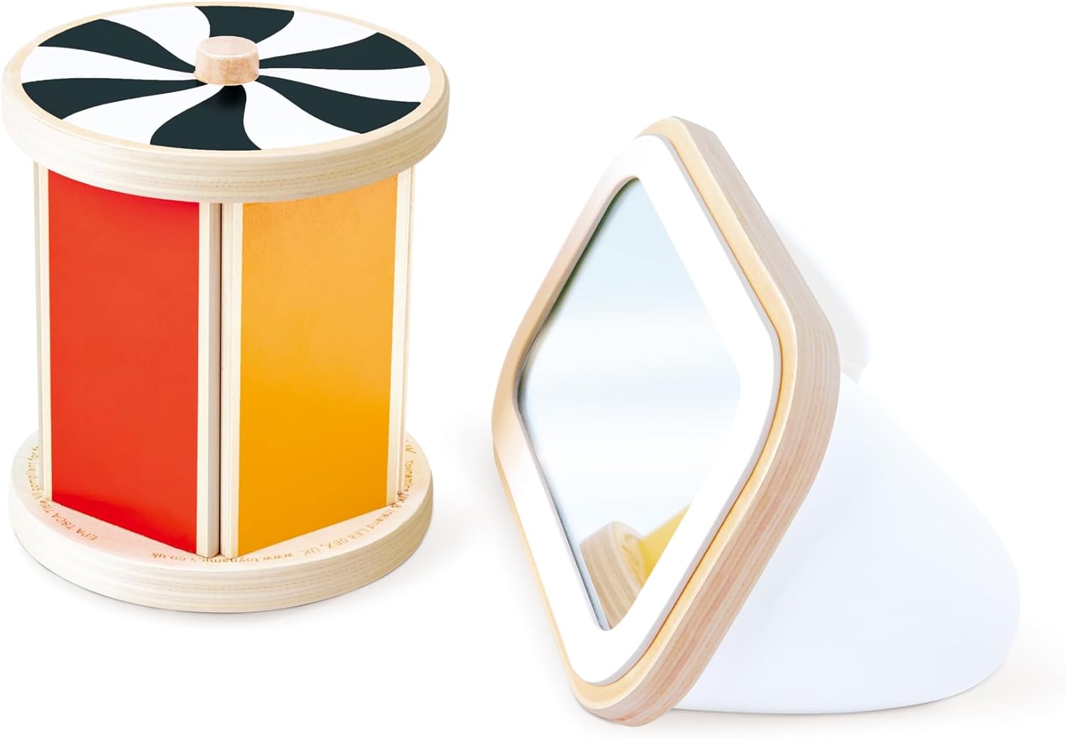 HAPE - Tambour Rotatif avec Miroir Montessori