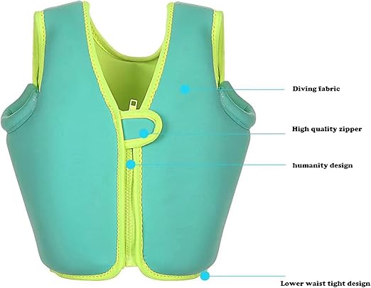 Gilets de Flottaison de Bain pour Enfants - Vert