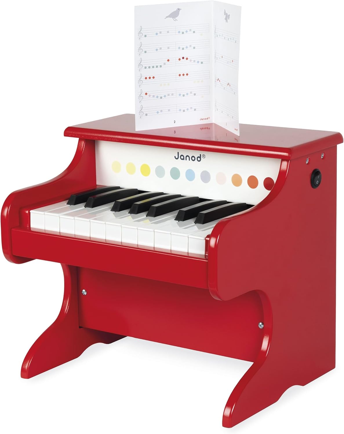Janod - Mon Premier Piano Electronique en Bois Confetti