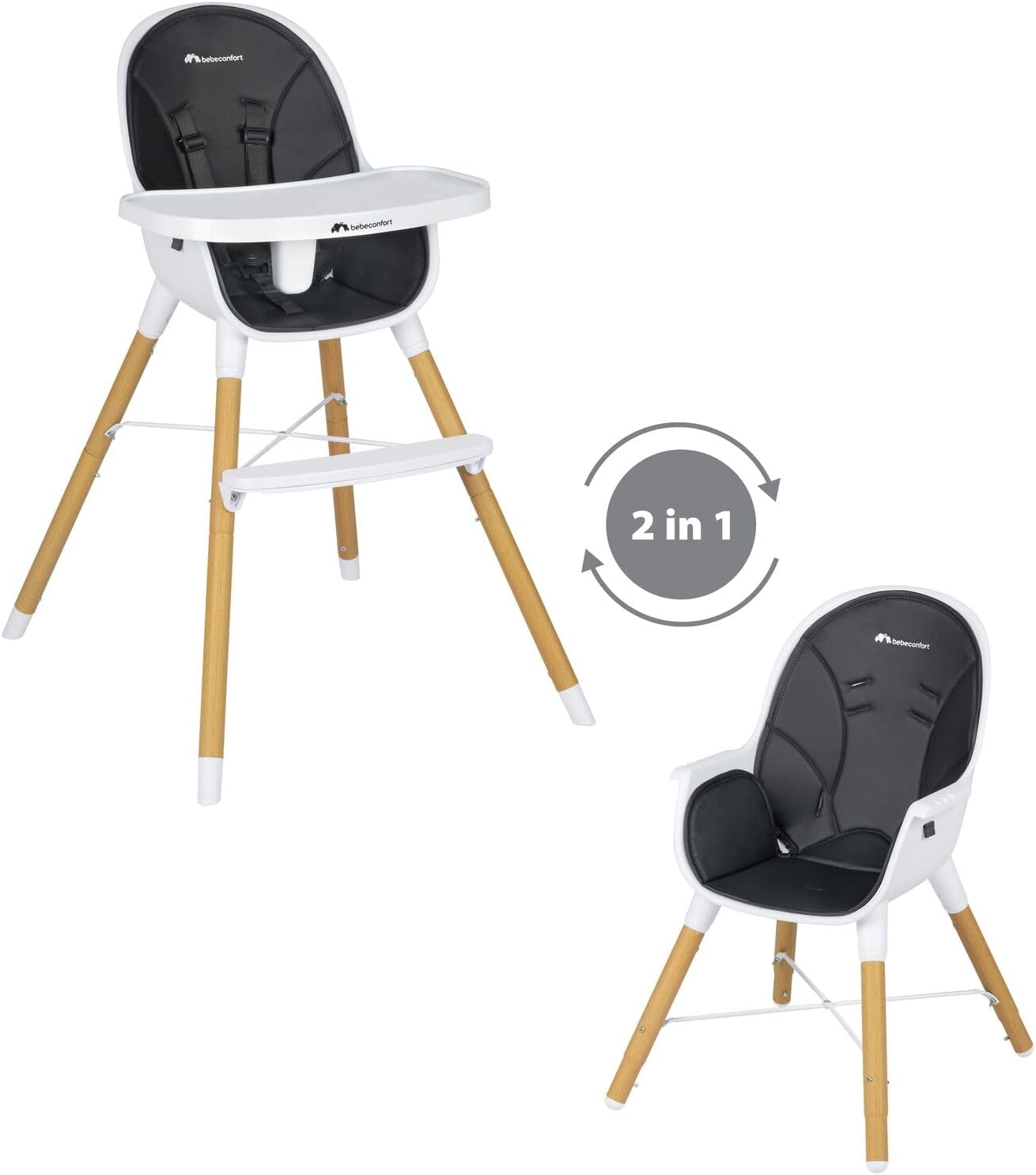 Chaise Haute avista mineral graphite Bébé confort