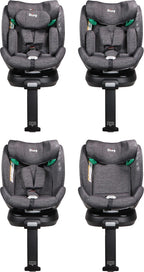 Siège auto Ding Fynn Gris 40-150cm 360° i-Size