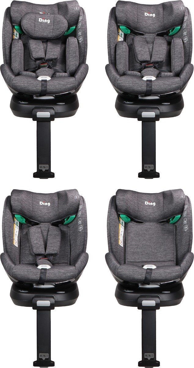 Siège auto Ding Fynn Gris 40-150cm 360° i-Size