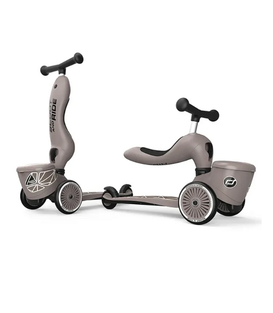 Scoot And Ride Trottinette 2en1 Highwaykick 1 Lifestyle - Brown Lines