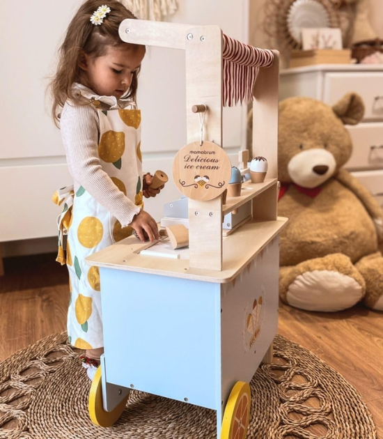 Mamabrum Crème glacée en bois pour enfants 3+